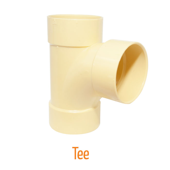 Tee PVC Sanitaria Reducida
